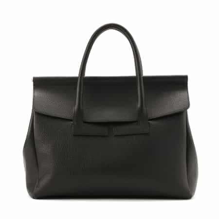 レザー フラップトートバッグ