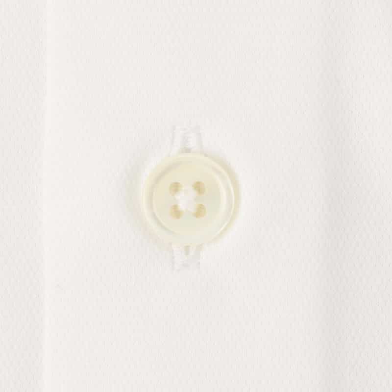 BARNEYS NEW YORK ウォッシャブル カジュアルシャツ WHITE