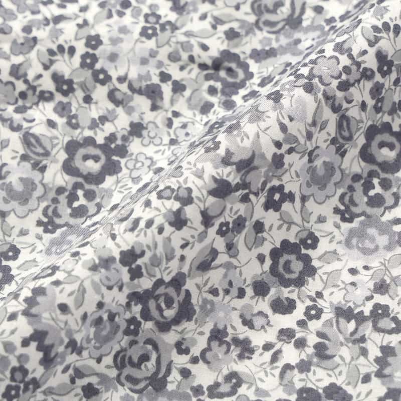 BARNEYS NEW YORK フラワー柄カジュアルシャツ PURPLE