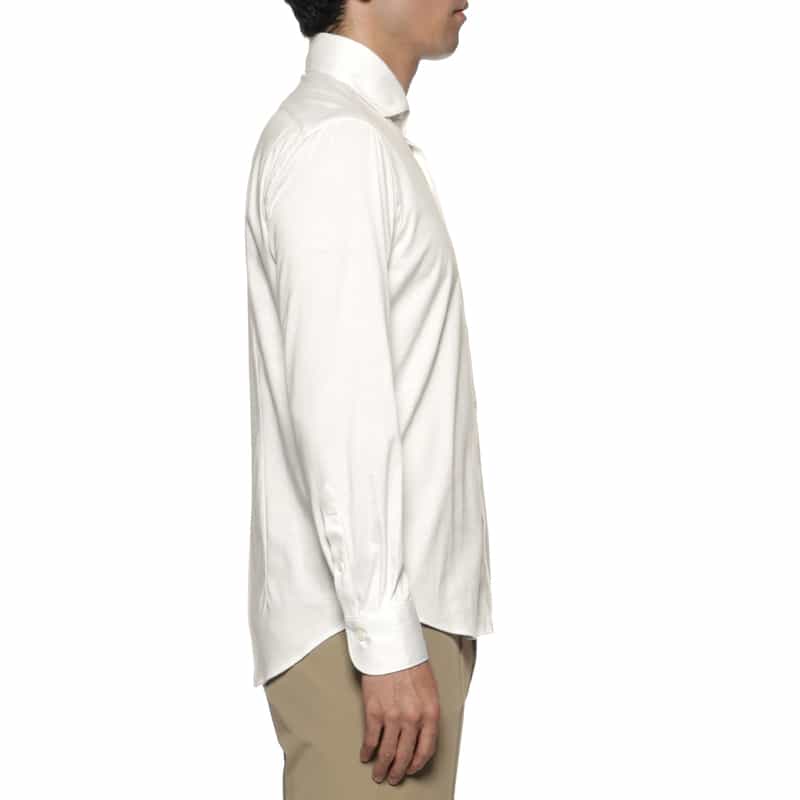 BARNEYS NEW YORK カジュアルシャツ （アルビニ社製コットン使用） WHITE