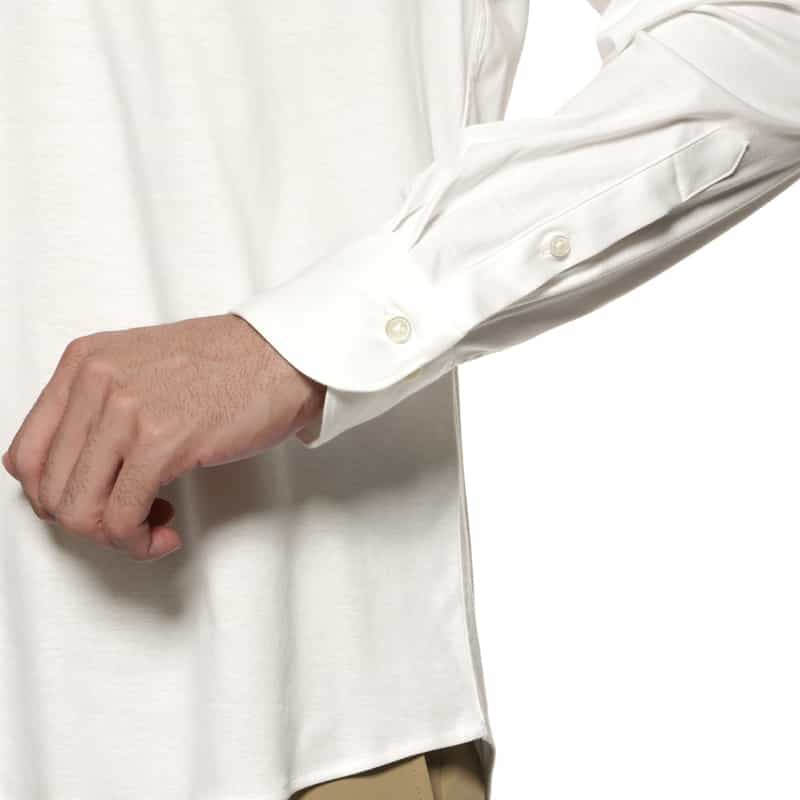 BARNEYS NEW YORK カジュアルシャツ （アルビニ社製コットン使用） WHITE