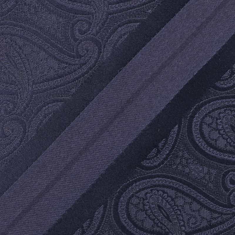 BARNEYS NEW YORK ペイズリー柄タイ NAVY