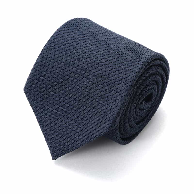 BARNEYS NEW YORK ソリッドタイ NAVY