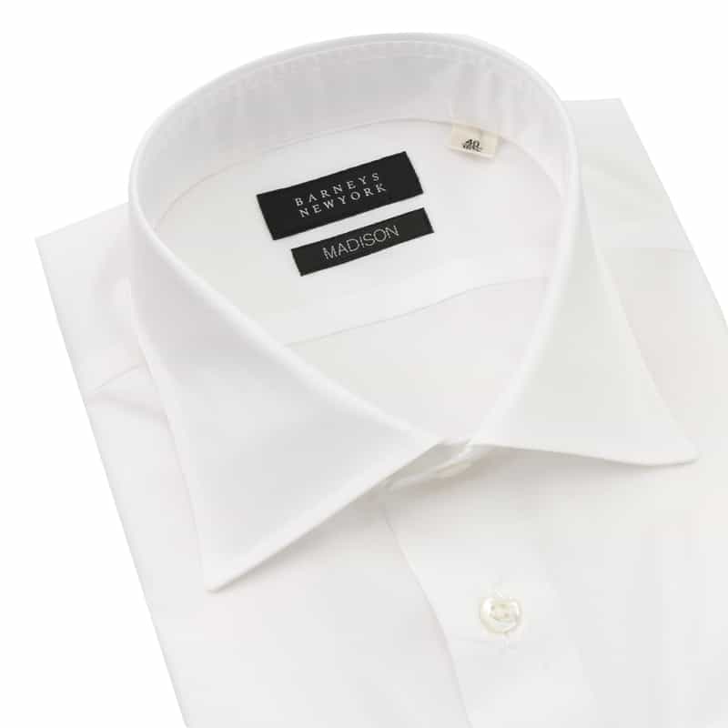 BARNEYS NEW YORK ドレスシャツ"MADISON" WHITE