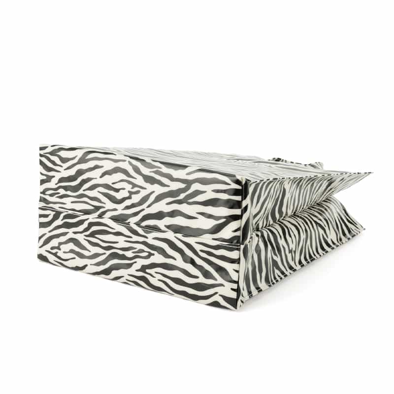 BARNEYS NEW YORK "BARNEYS" ロゴ入りPVCトートバッグ（L） WHITE