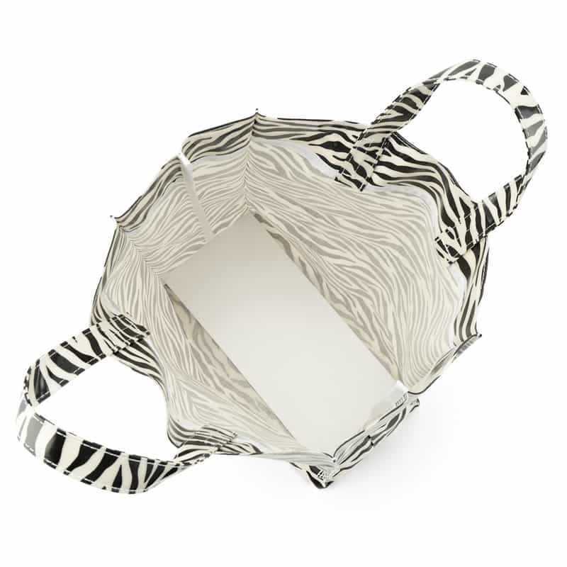 BARNEYS NEW YORK "BARNEYS" ロゴ入りPVCトートバッグ（L） WHITE