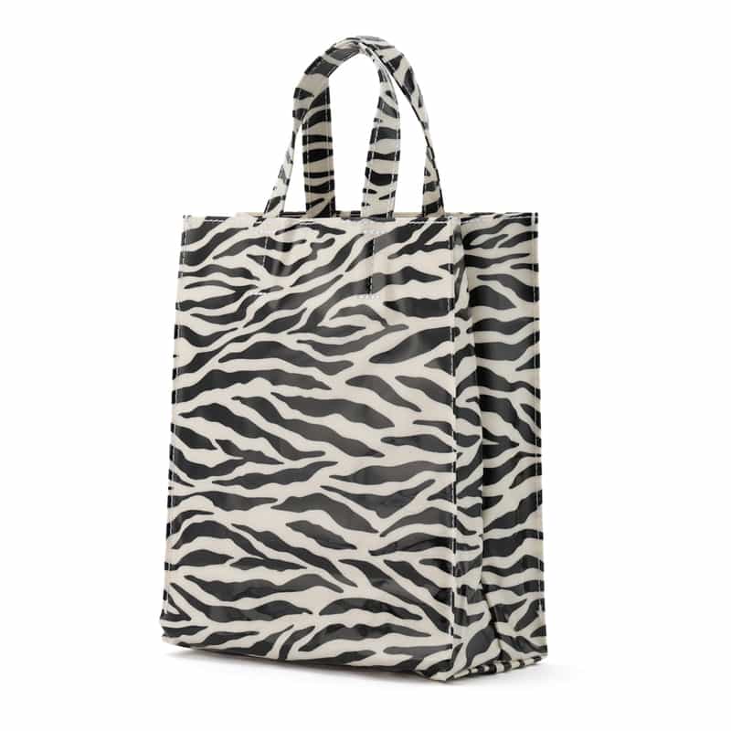 BARNEYS NEW YORK "BARNEYS" ロゴ入りPVCトートバッグ（M） WHITE