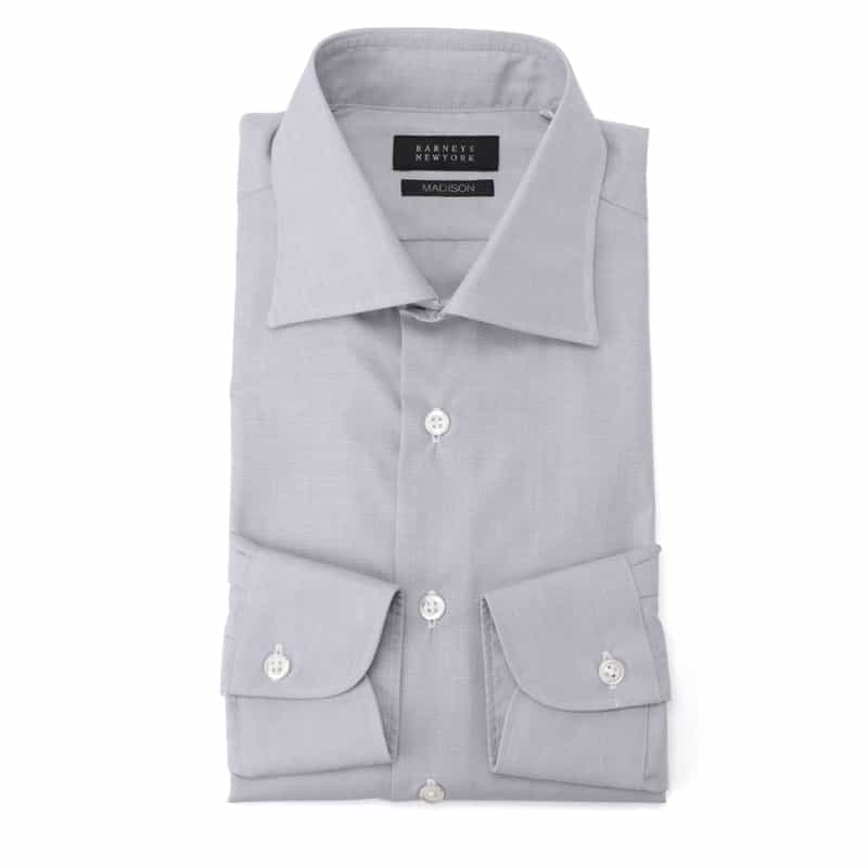 BARNEYS NEW YORK ドレスシャツ "MADISON" GRAY