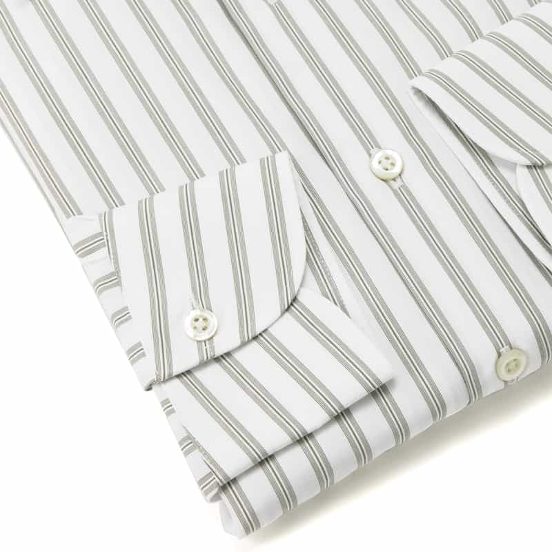 BARNEYS NEW YORK ドレスシャツ "MADISON" KHAKI