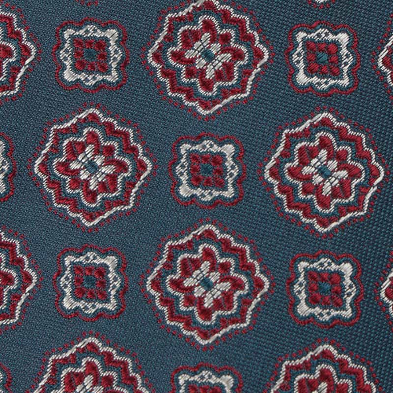 STEFANO BIGI STEFANO BIGI＜ステファノ ビジ＞ メダリオン柄タイ BLUE