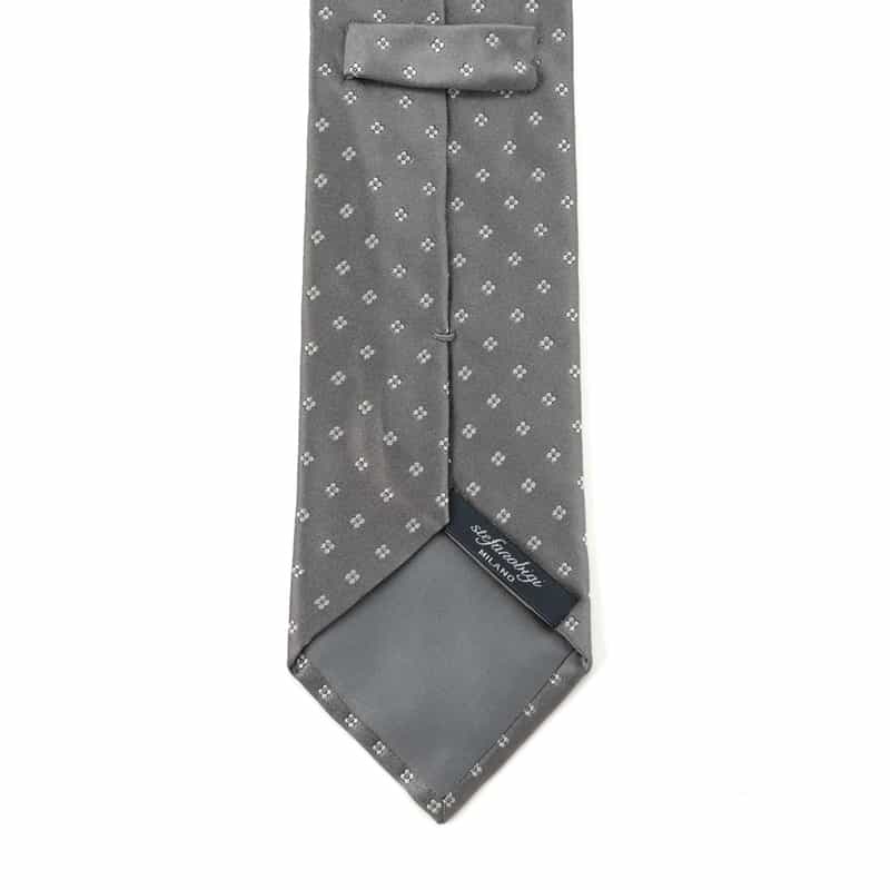 STEFANO BIGI STEFANO BIGI＜ステファノ ビジ＞ フラワー柄タイ SILVER