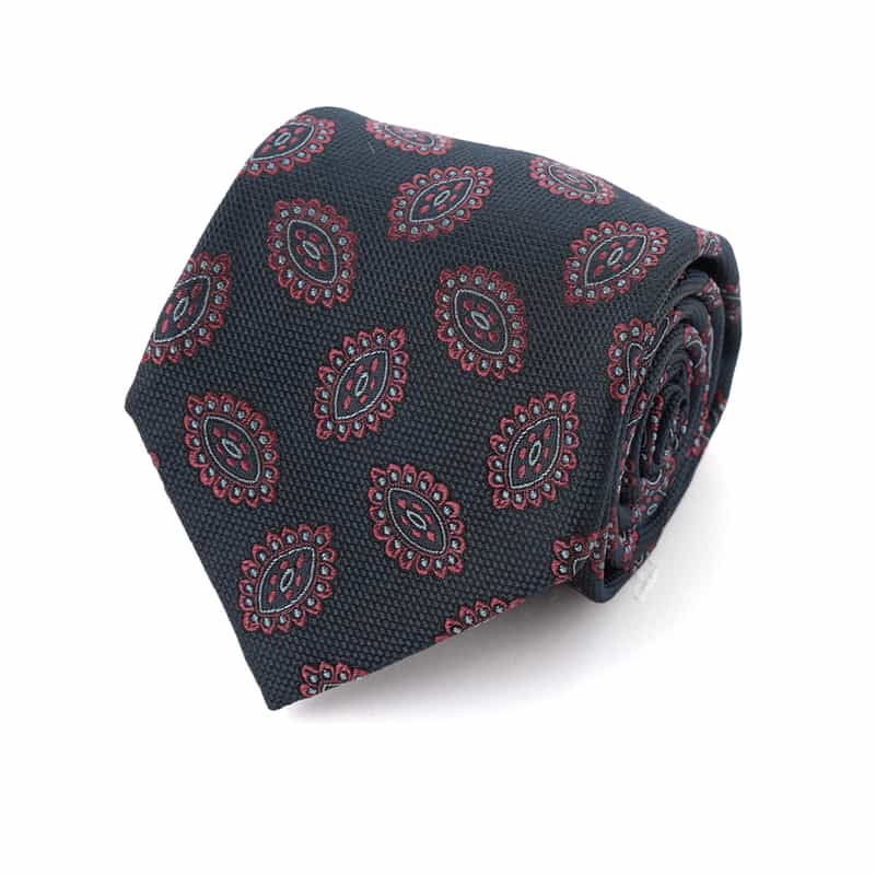 STEFANO BIGI STEFANO BIGI＜ステファノ ビジ＞ ペイズリー柄タイ NAVY