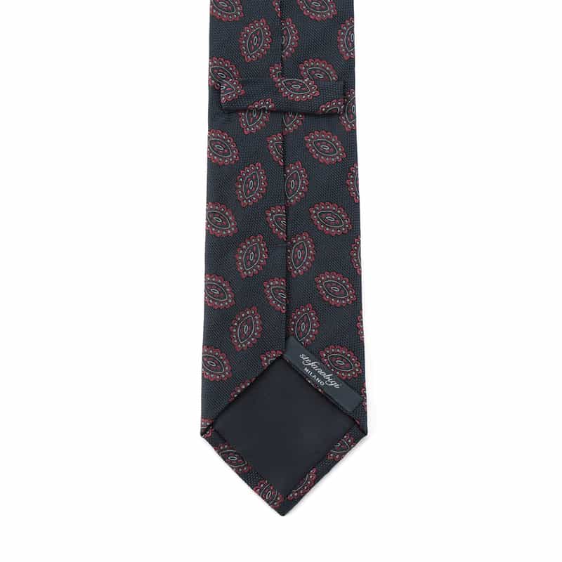 STEFANO BIGI STEFANO BIGI＜ステファノ ビジ＞ ペイズリー柄タイ NAVY