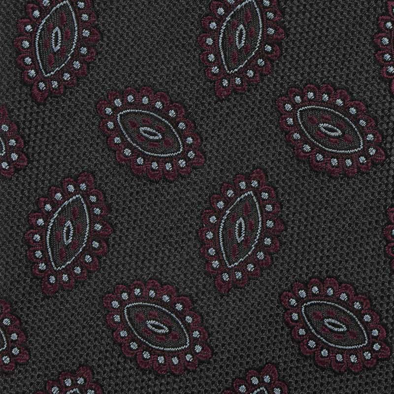 STEFANO BIGI STEFANO BIGI＜ステファノ ビジ＞ ペイズリー柄タイ GRAY