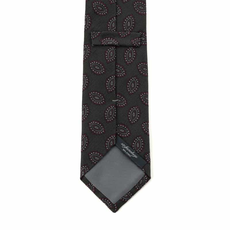 STEFANO BIGI STEFANO BIGI＜ステファノ ビジ＞ ペイズリー柄タイ GRAY