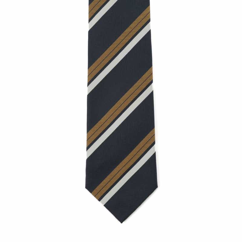 STEFANO BIGI STEFANO BIGI＜ステファノ ビジ＞ レジメンタル柄タイ NAVY