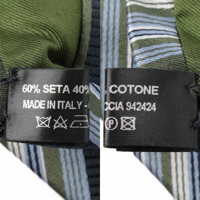 STEFANO BIGI STEFANO BIGI＜ステファノ ビジ＞ レジメンタル柄タイ GREEN