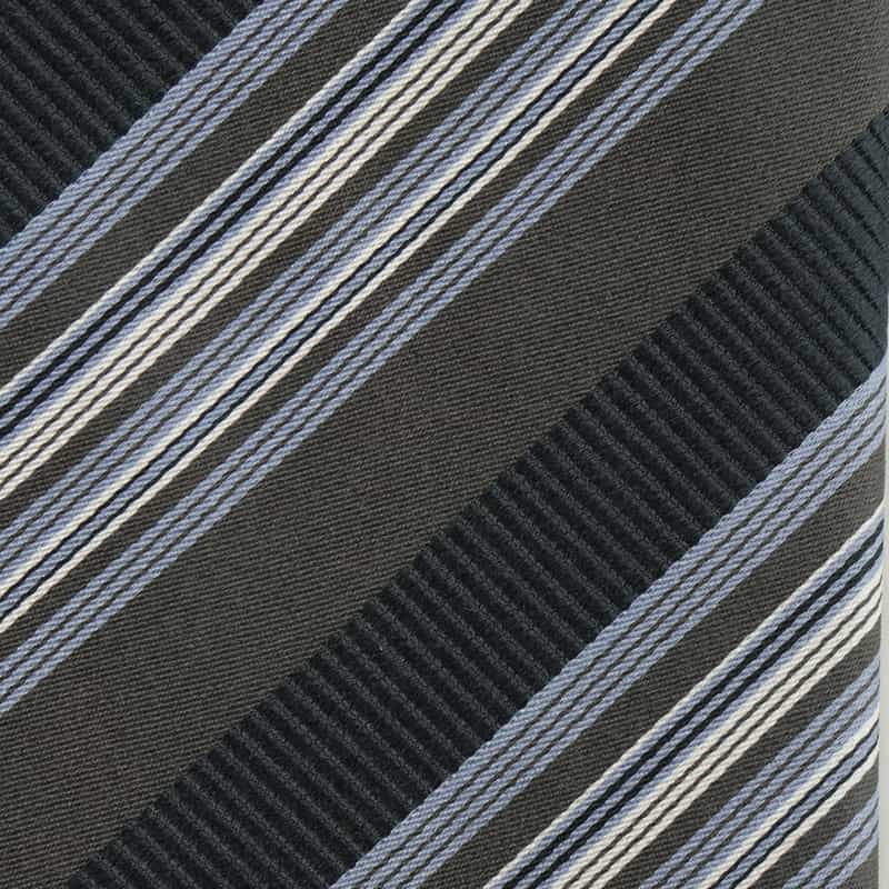 STEFANO BIGI STEFANO BIGI＜ステファノ ビジ＞ レジメンタル柄タイ GRAY