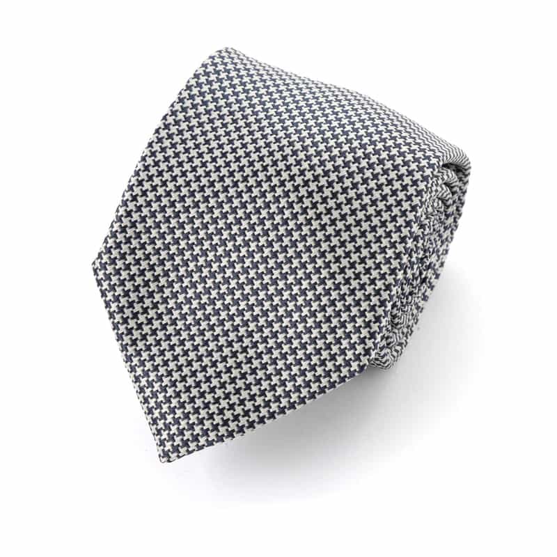 STEFANO BIGI STEFANO BIGI＜ステファノ ビジ＞ 千鳥柄タイ NAVY