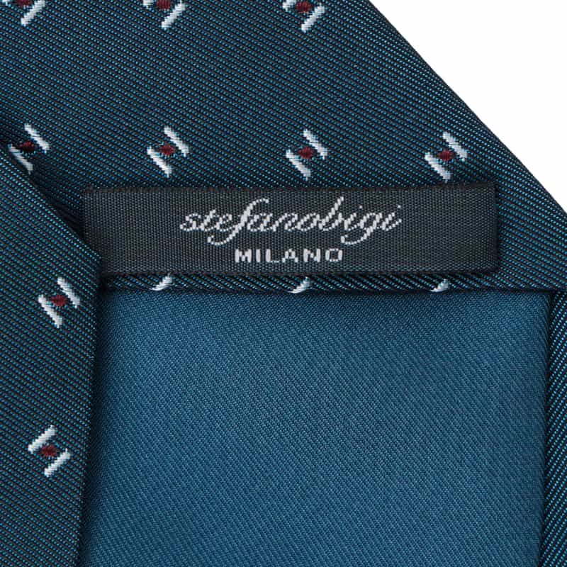 STEFANO BIGI STEFANO BIGI＜ステファノ ビジ＞ 小紋柄タイ BLUE