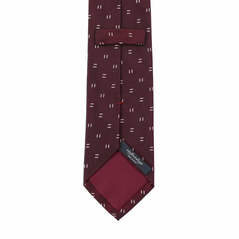 STEFANO BIGI STEFANO BIGI＜ステファノ ビジ＞ 小紋柄タイ WINE