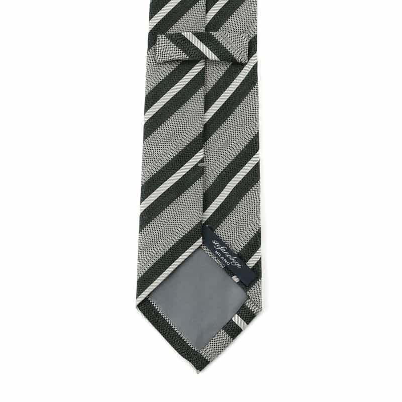STEFANO BIGI STEFANO BIGI＜ステファノ ビジ＞ ストライプ柄タイ GRAY