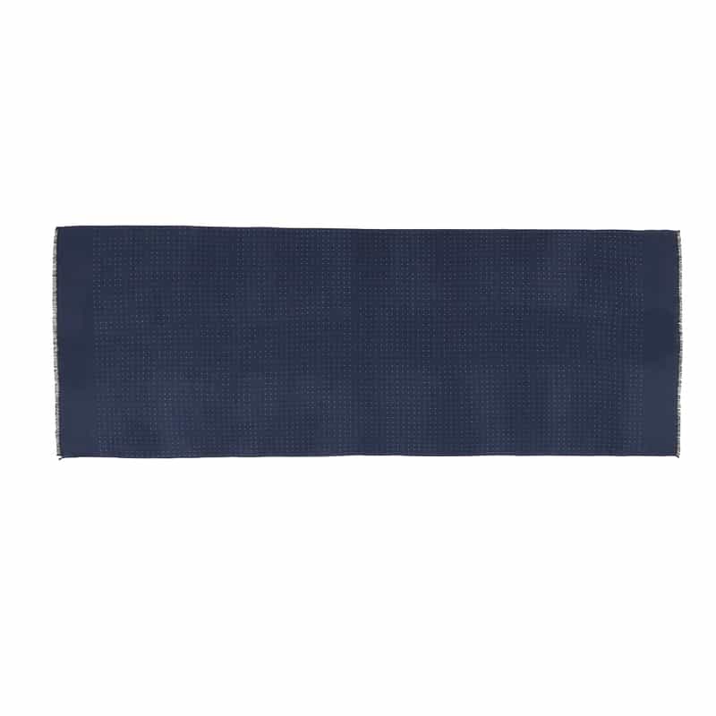 STEFANO BIGI STEFANO BIGI<ステファノ ビジ> ピンドット柄スカーフ NAVY
