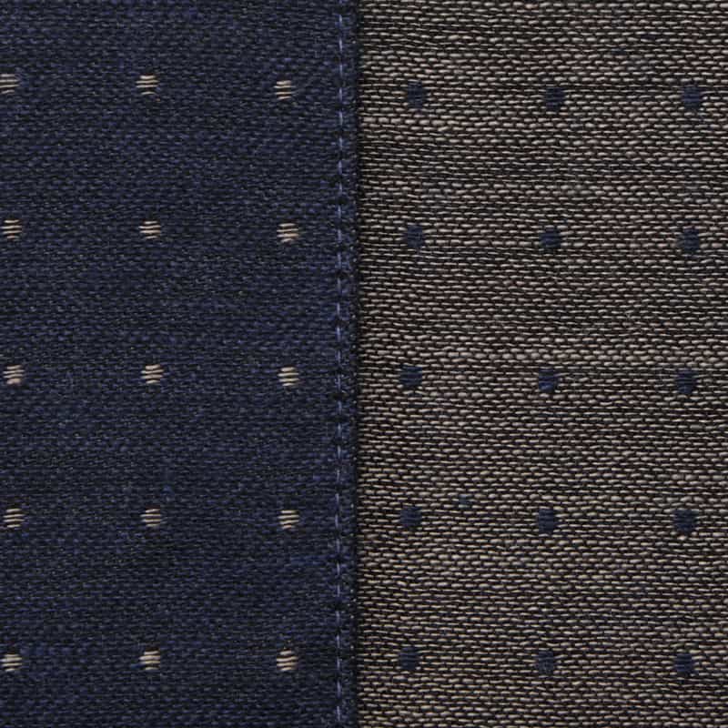 STEFANO BIGI STEFANO BIGI<ステファノ ビジ> ピンドット柄スカーフ NAVY