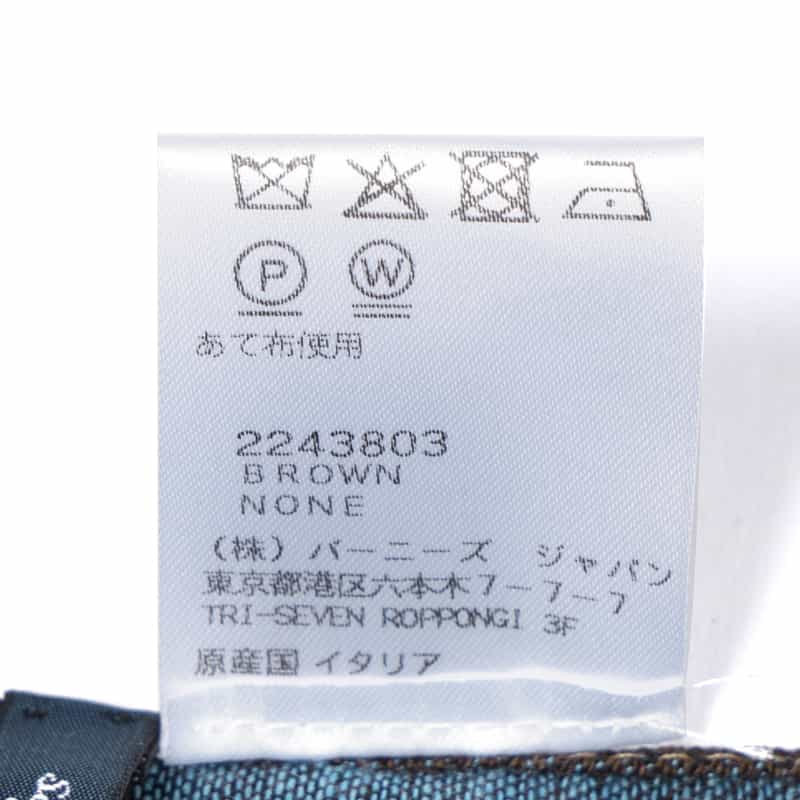 STEFANO BIGI STEFANO BIGI<ステファノ ビジ> ピンドット柄スカーフ BROWN