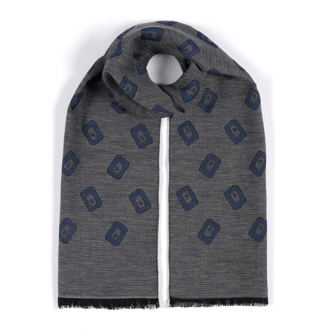 STEFANO BIGI＜ステファノ ビジ＞ スクエア柄スカーフ