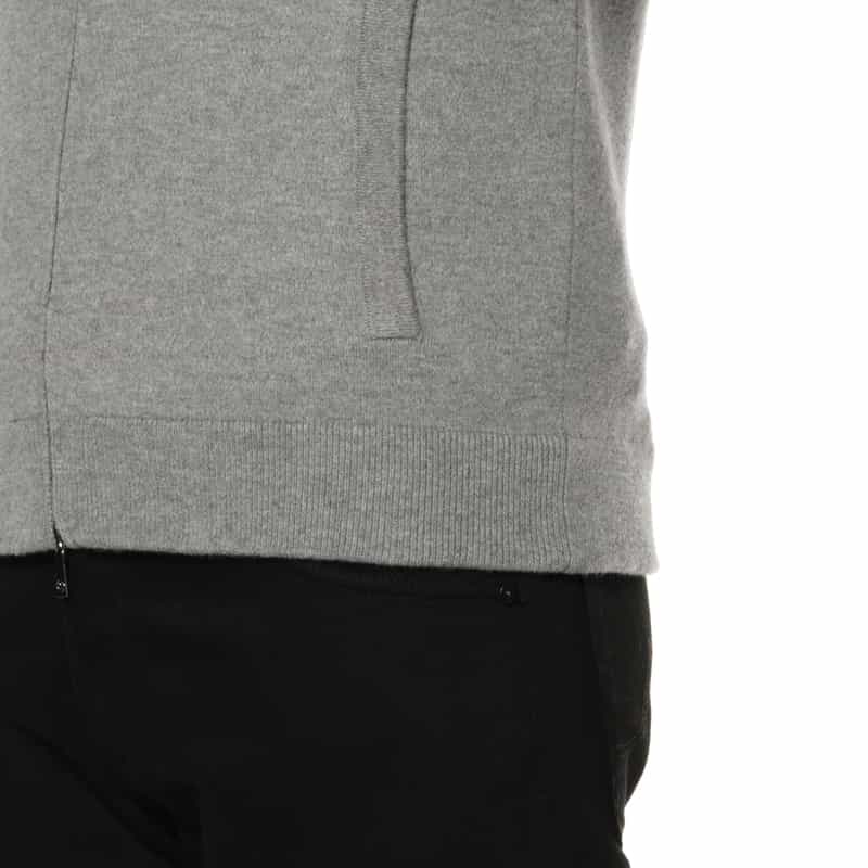 MAURO OTTAVIANI MAURO OTTAVIANI＜マウロ オッタヴィアーニ＞ バーニーズ　ニューヨーク限定ジップアップニットカーディガン GRAY