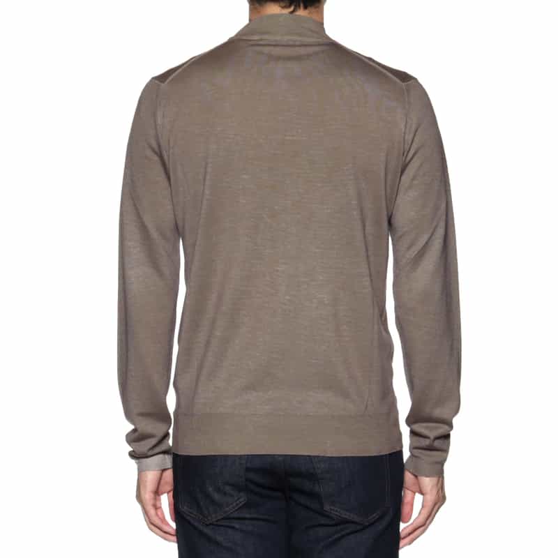 MAURO OTTAVIANI MAURO OTTAVIANI＜マウロ オッタヴィアーニ＞ バーニーズ　ニューヨーク限定モックネックニットプルオーバー BEIGE