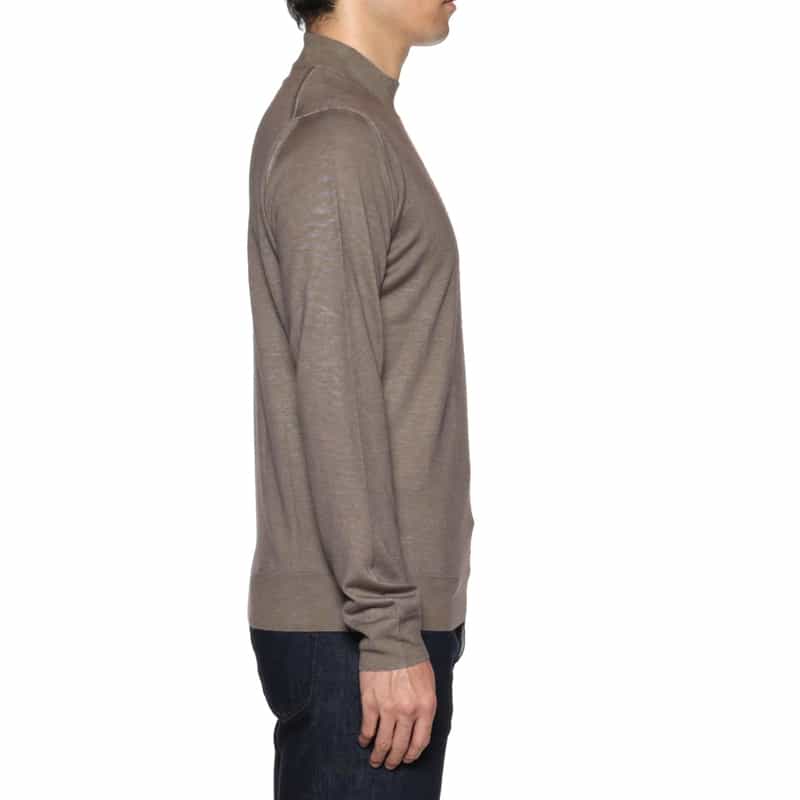 MAURO OTTAVIANI MAURO OTTAVIANI＜マウロ オッタヴィアーニ＞ バーニーズ　ニューヨーク限定モックネックニットプルオーバー BEIGE