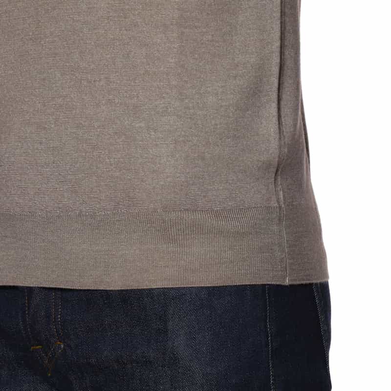 MAURO OTTAVIANI MAURO OTTAVIANI＜マウロ オッタヴィアーニ＞ バーニーズ　ニューヨーク限定モックネックニットプルオーバー BEIGE