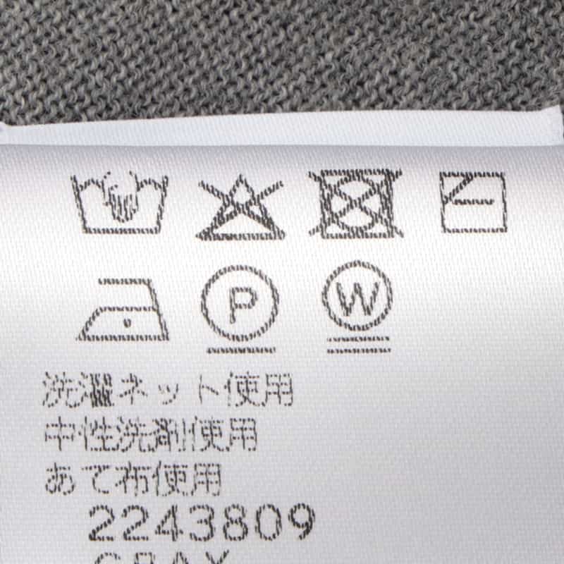 MAURO OTTAVIANI MAURO OTTAVIANI＜マウロ オッタヴィアーニ＞ バーニーズ　ニューヨーク限定クルーネックニットプルオーバー GRAY