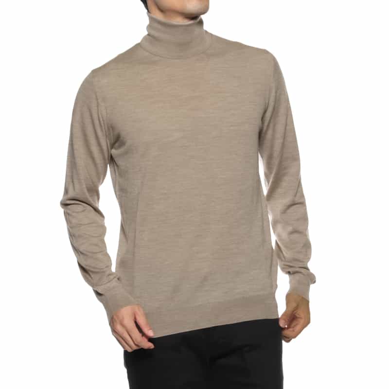 MAURO OTTAVIANI MAURO OTTAVIANI＜マウロ オッタヴィアーニ＞ バーニーズ　ニューヨーク限定タートルネックニットプルオーバー BEIGE