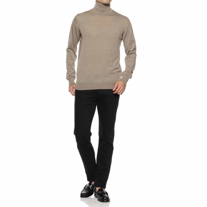 MAURO OTTAVIANI MAURO OTTAVIANI＜マウロ オッタヴィアーニ＞ バーニーズ　ニューヨーク限定タートルネックニットプルオーバー BEIGE