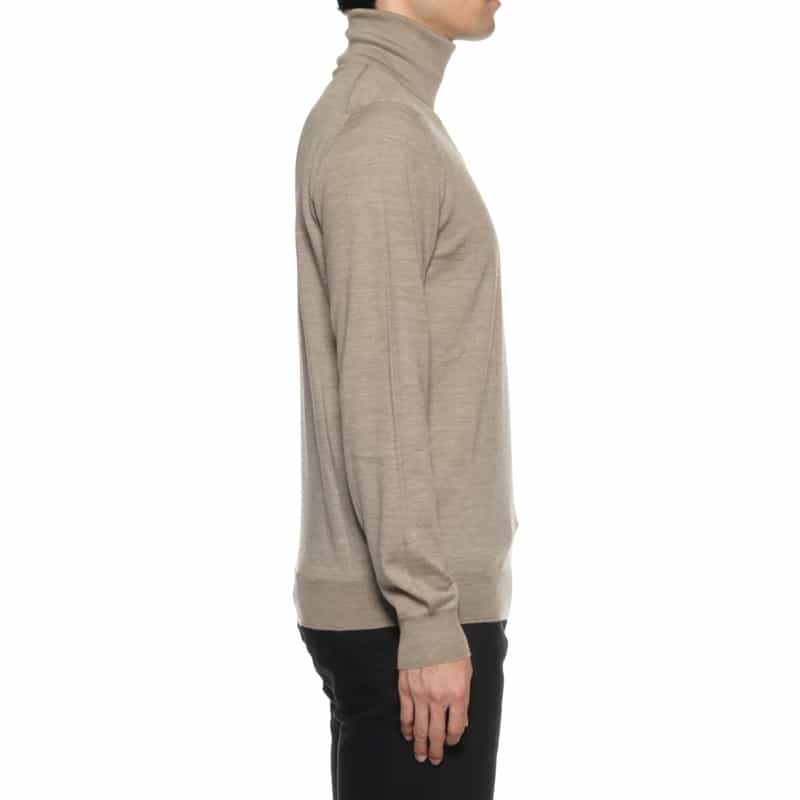 MAURO OTTAVIANI MAURO OTTAVIANI＜マウロ オッタヴィアーニ＞ バーニーズ　ニューヨーク限定タートルネックニットプルオーバー BEIGE