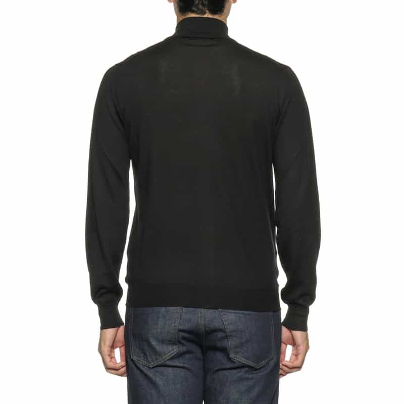 MAURO OTTAVIANI MAURO OTTAVIANI＜マウロ オッタヴィアーニ＞ バーニーズ　ニューヨーク限定ジップアップニットカーディガン BLACK