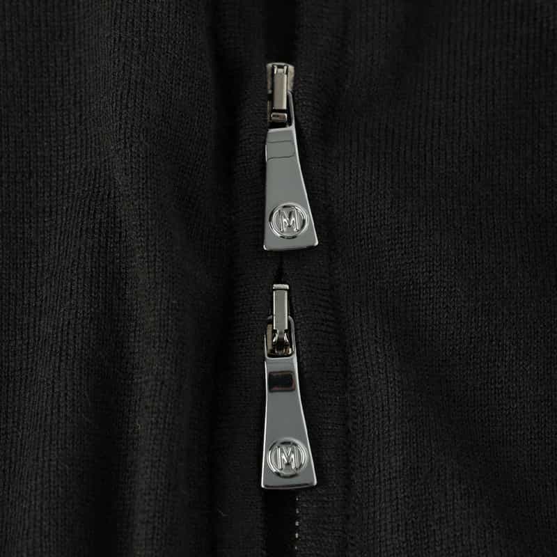 MAURO OTTAVIANI MAURO OTTAVIANI＜マウロ オッタヴィアーニ＞ バーニーズ　ニューヨーク限定ジップアップニットカーディガン BLACK