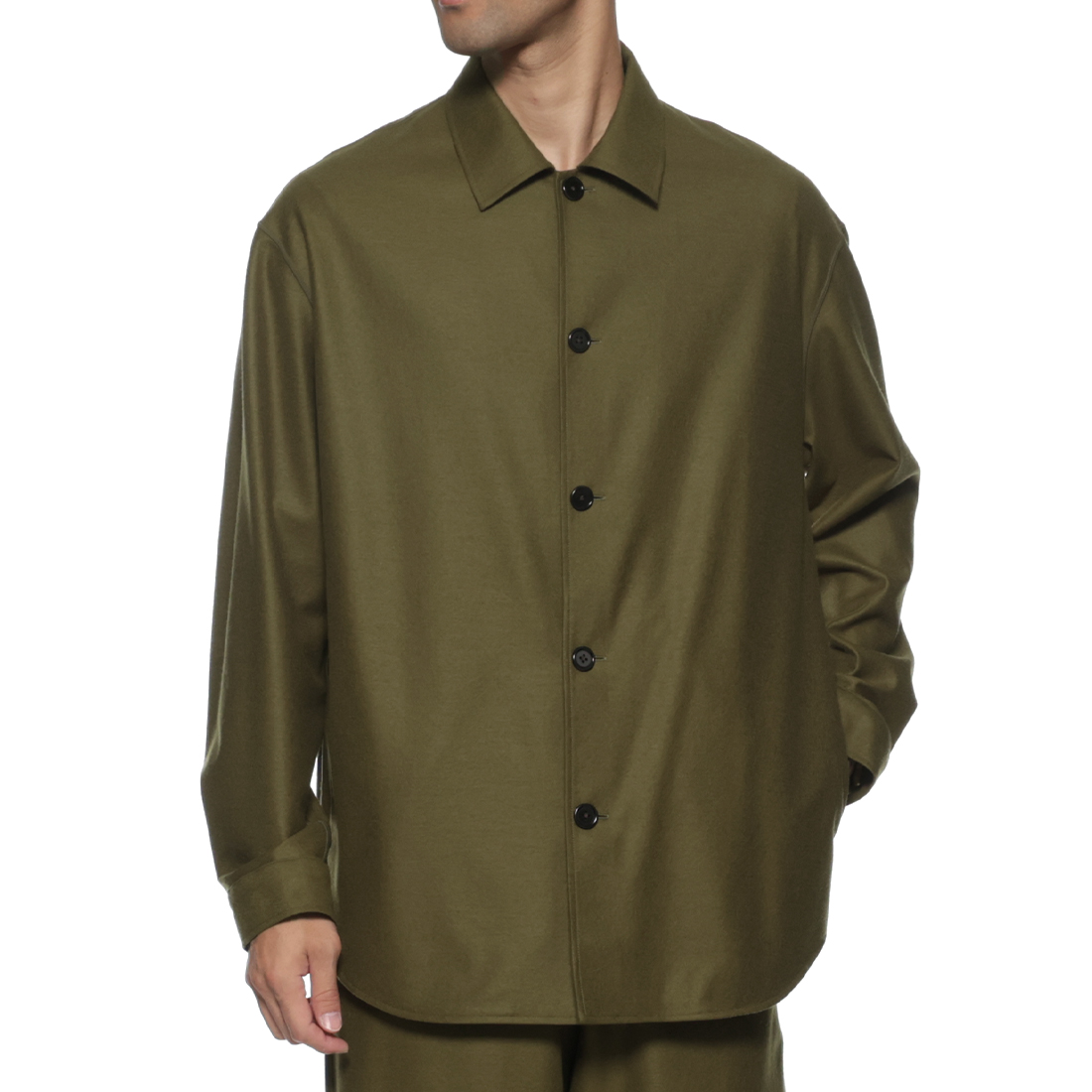 セットアップ オーバーシャツジャケット