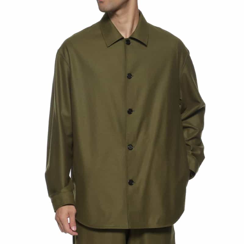 セットアップ オーバーシャツジャケット