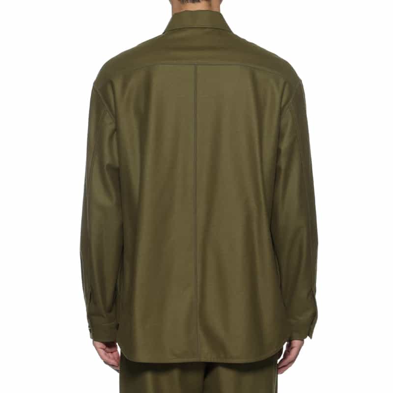BARNEYS NEW YORK セットアップ オーバーシャツジャケット KHAKI