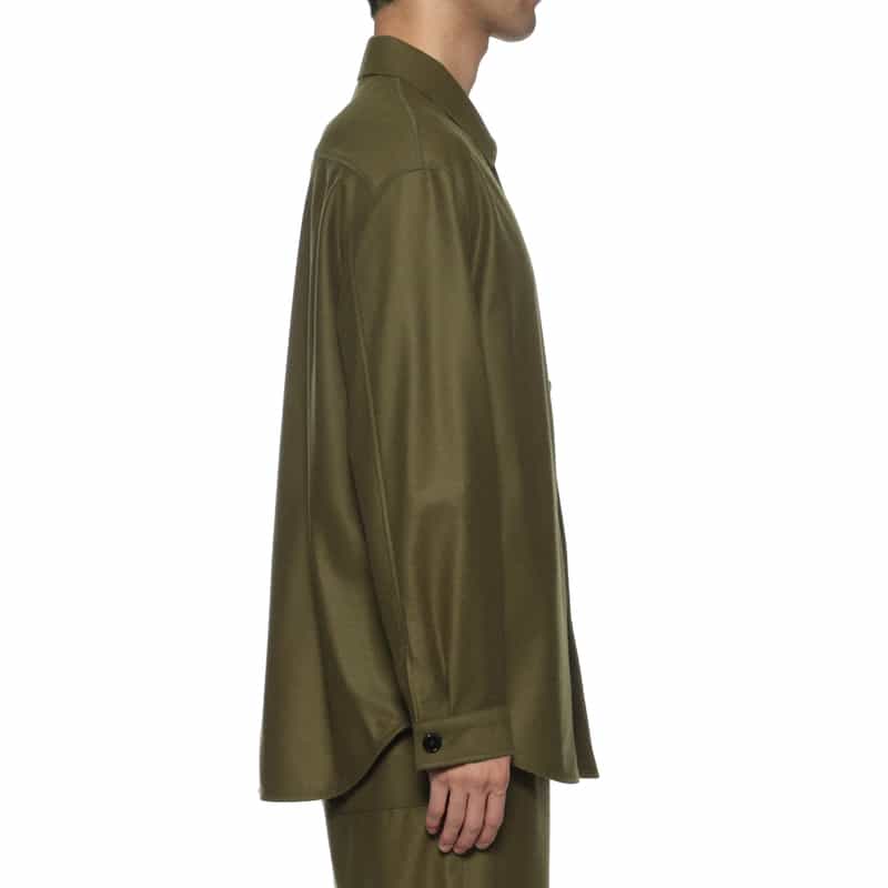 BARNEYS NEW YORK セットアップ オーバーシャツジャケット KHAKI