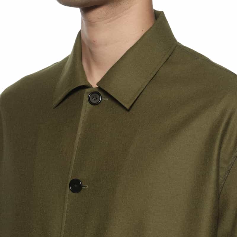 BARNEYS NEW YORK セットアップ オーバーシャツジャケット KHAKI