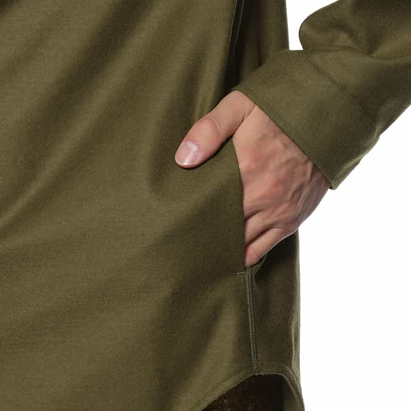 BARNEYS NEW YORK セットアップ オーバーシャツジャケット KHAKI