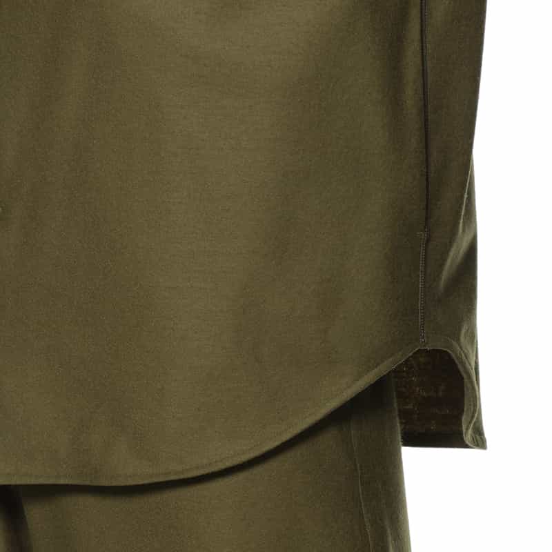 BARNEYS NEW YORK セットアップ オーバーシャツジャケット KHAKI