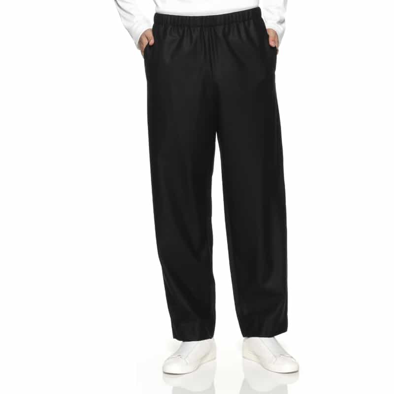 BARNEYS NEW YORK セットアップ イージーワイドストレートパンツ BLACK