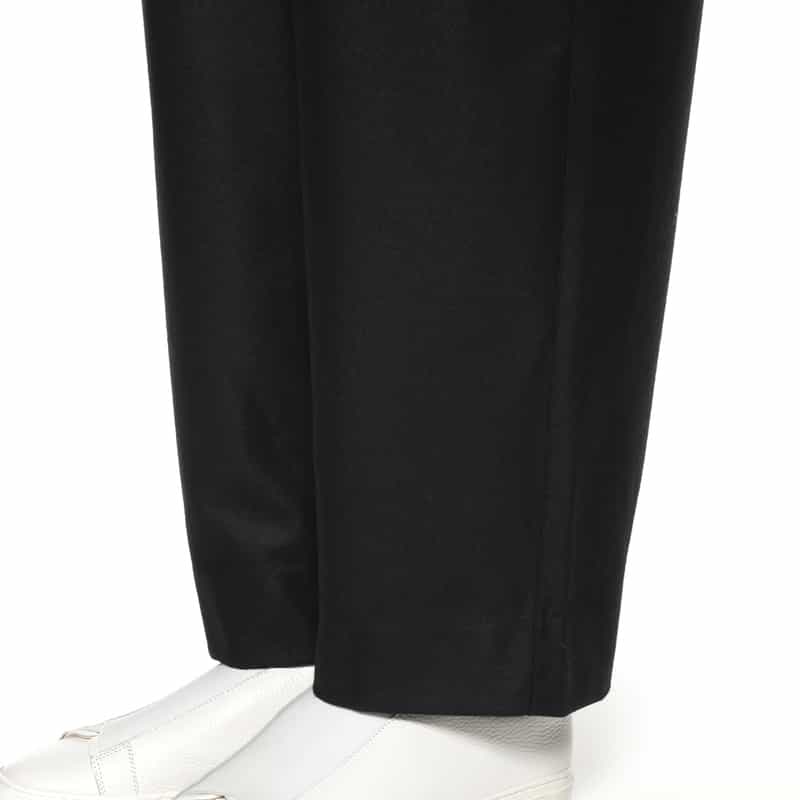 BARNEYS NEW YORK セットアップ イージーワイドストレートパンツ BLACK