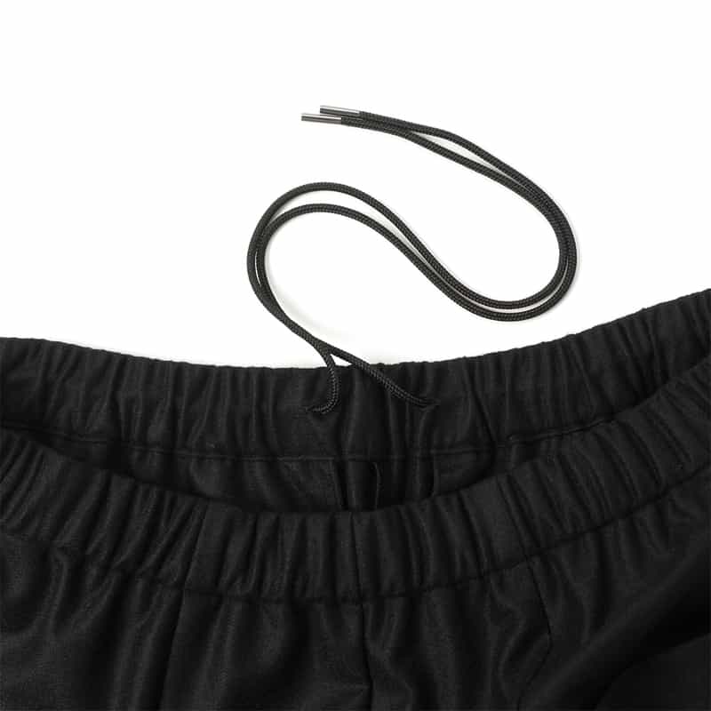 BARNEYS NEW YORK セットアップ イージーワイドストレートパンツ BLACK